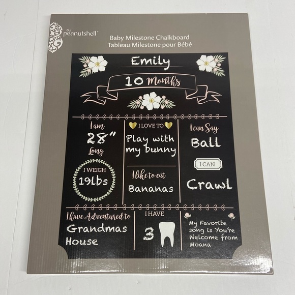 Baby Milestone Chalkboard - Picture 1 of 5